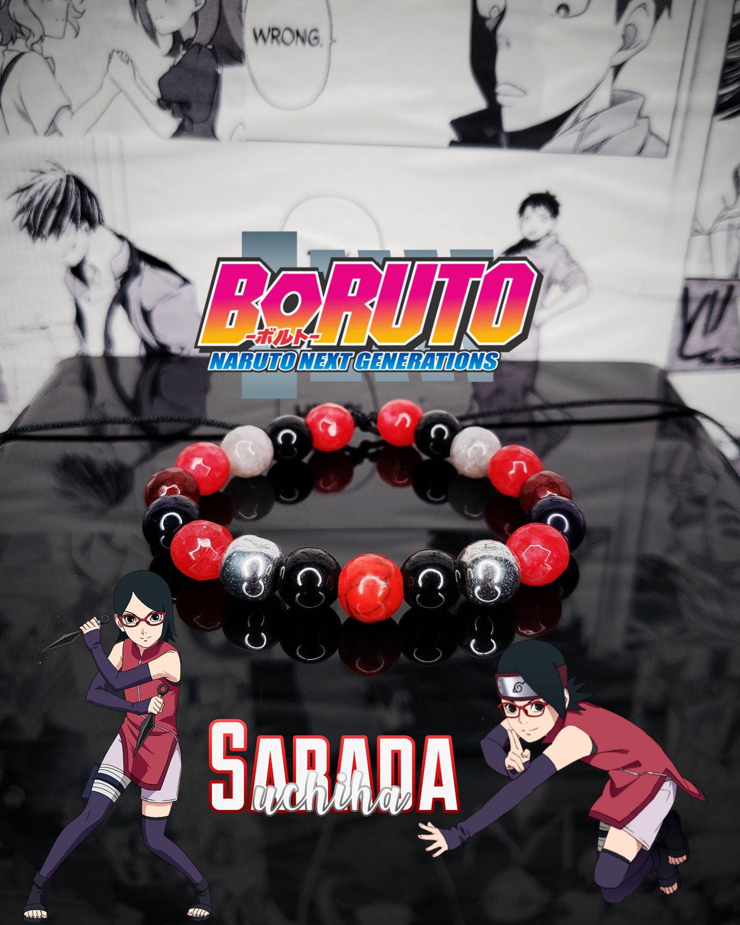 Pulseras Inspiradas En Personajes De Naruto y Boruto