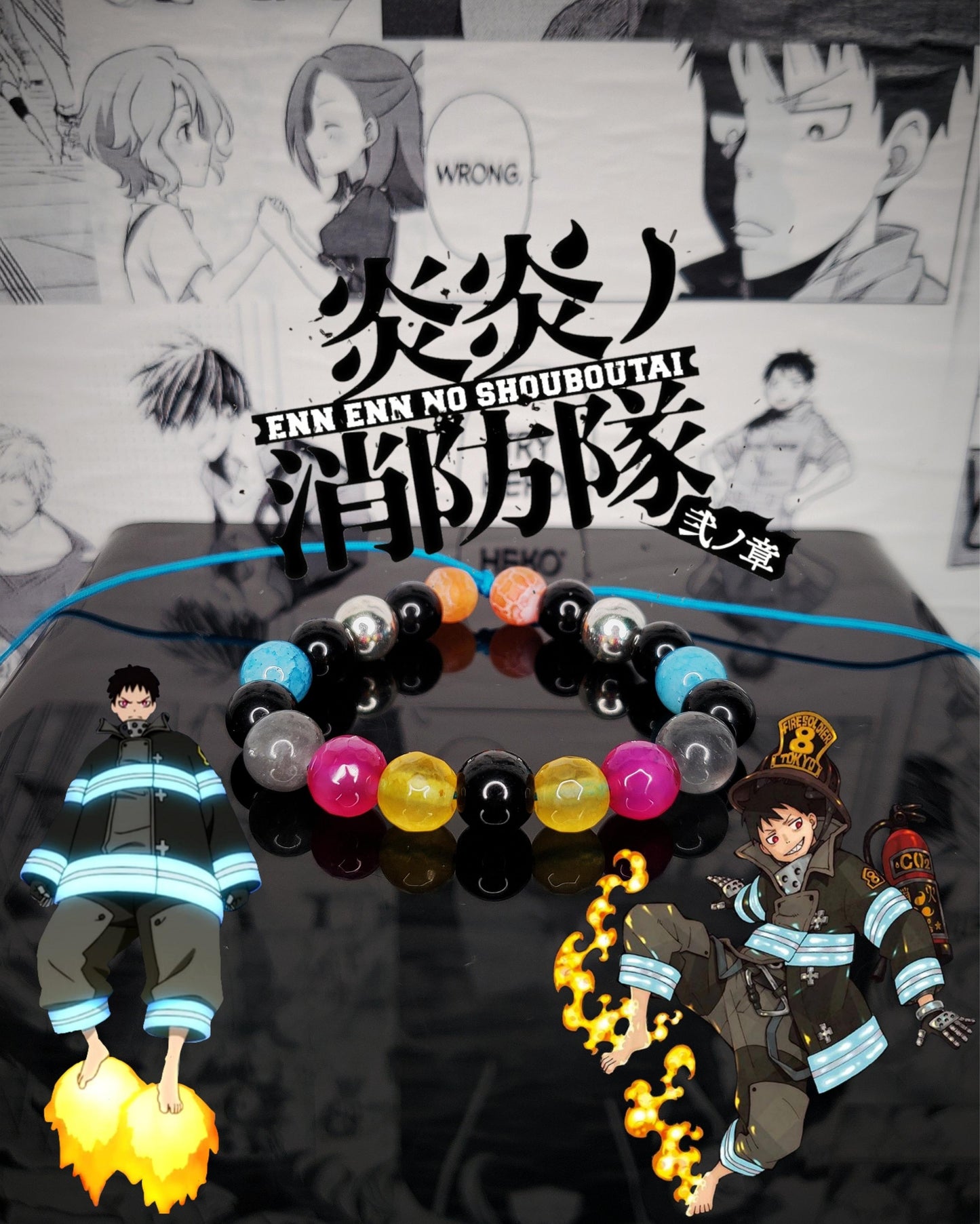 Pulseras Inspiradas En Personajes De Fire Force