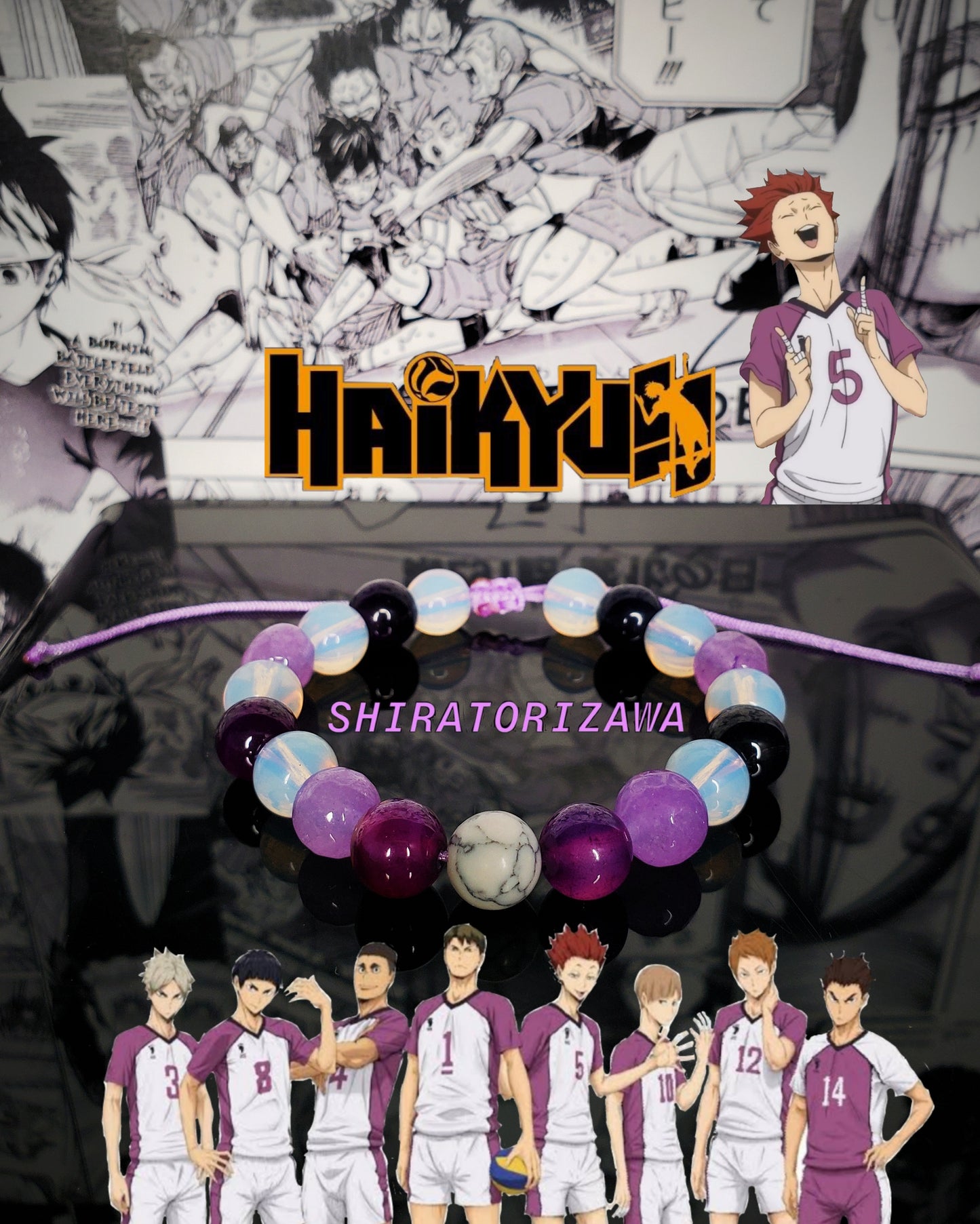 Pulseras Inspiradas En Personajes De Haikyu!!