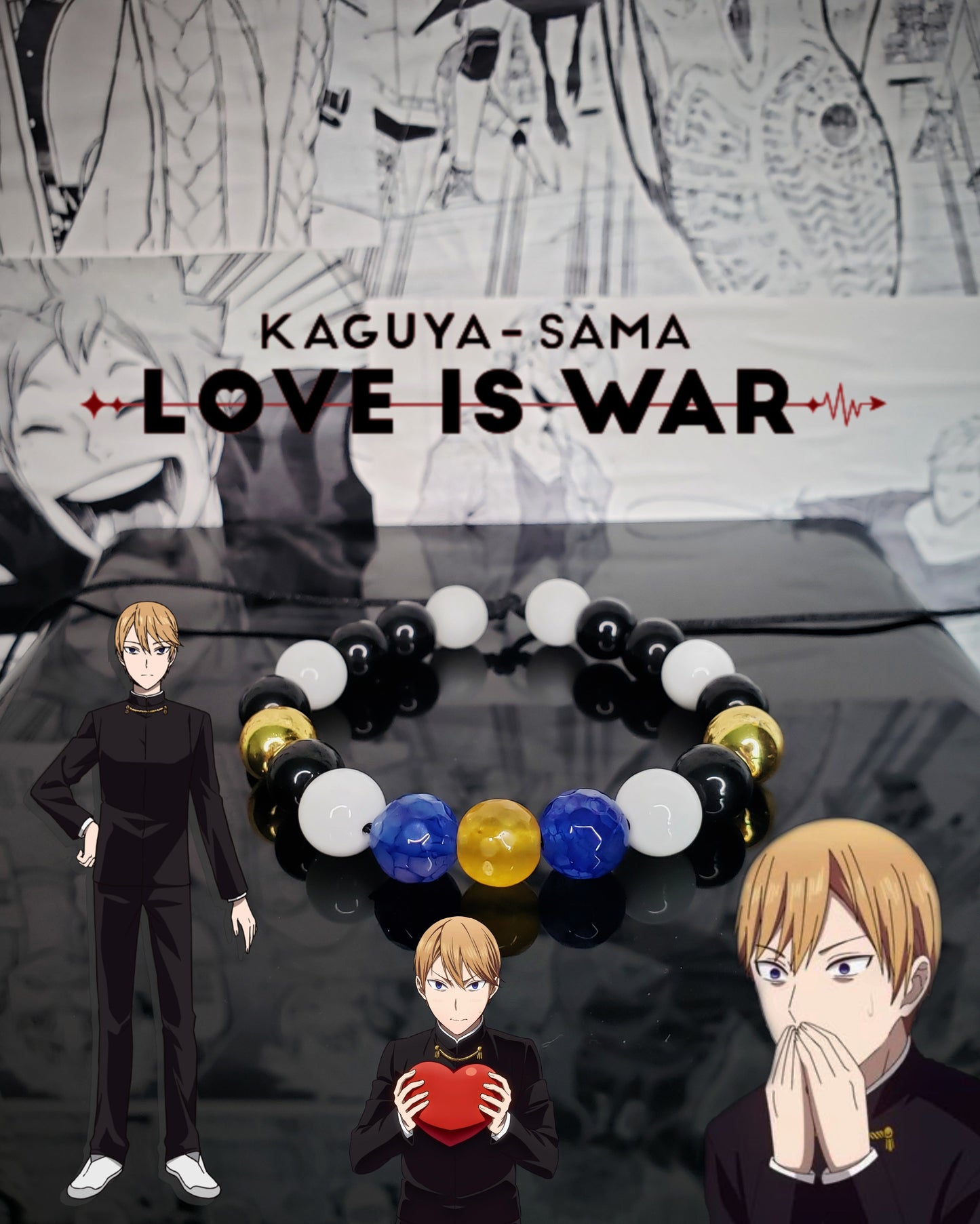 Pulseras Inspiradas En Personajes De Kaguya-Sama: Love is War