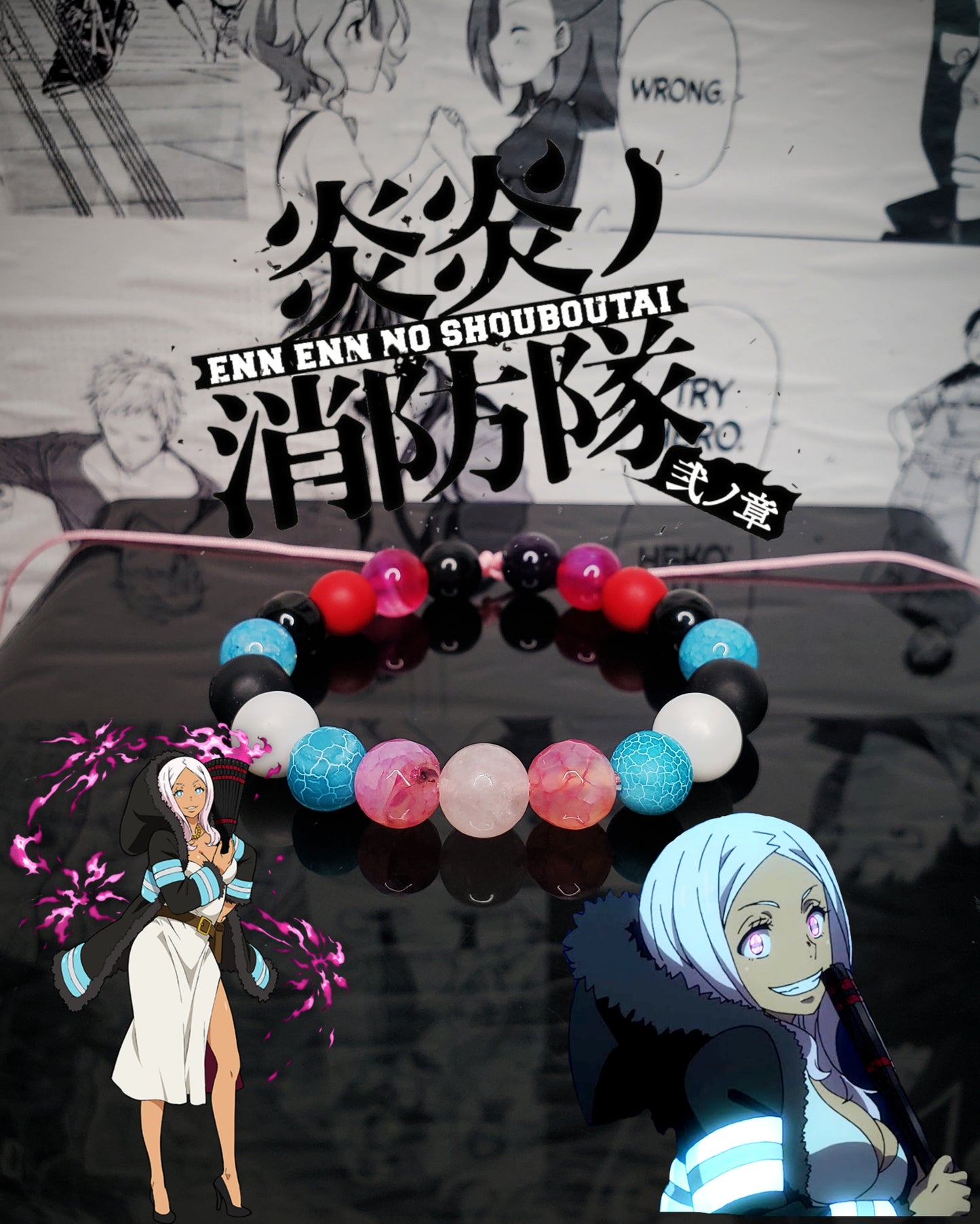 Pulseras Inspiradas En Personajes De Fire Force