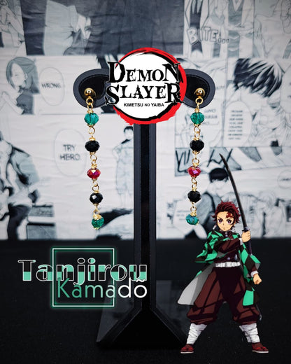 Aretes De Alambre AAA Otaku Inspirados En Personajes De Kimetsu No Yaiba