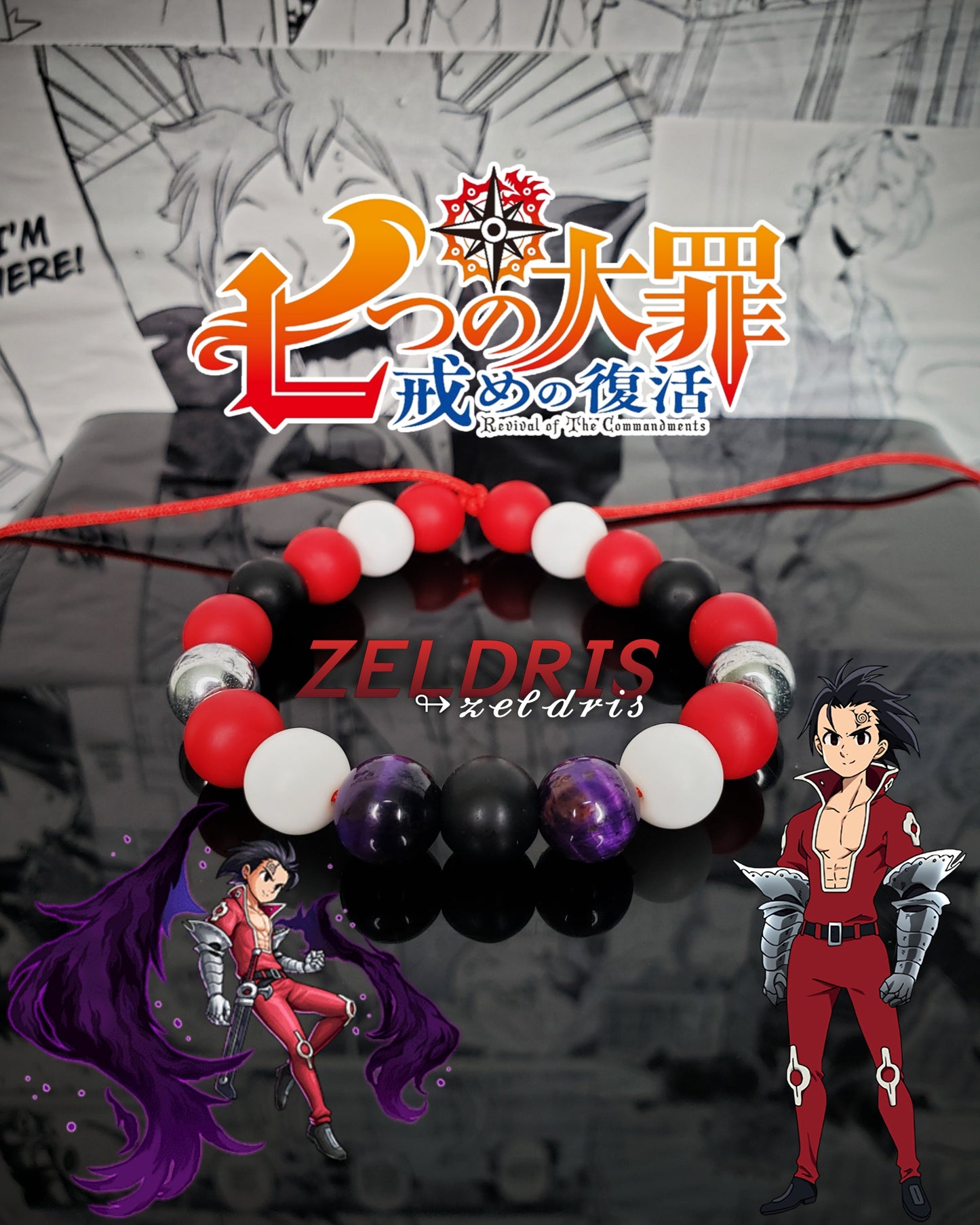 Pulseras Inspiradas En Personajes De Nanatsu No Taizai